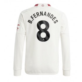 Manchester United Bruno Fernandes #8 Tredje Kläder 2023-24 Långärmad